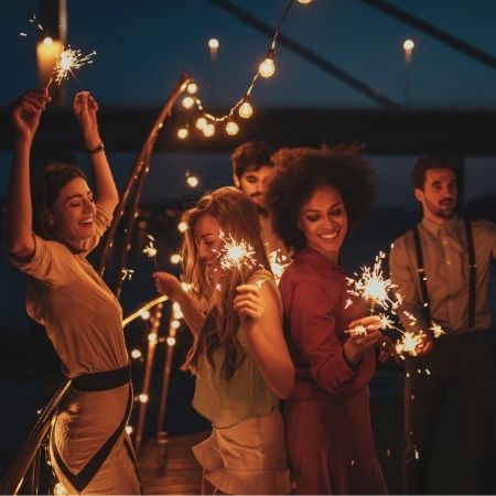 menschen tanzen auf Party hochzeits-musik